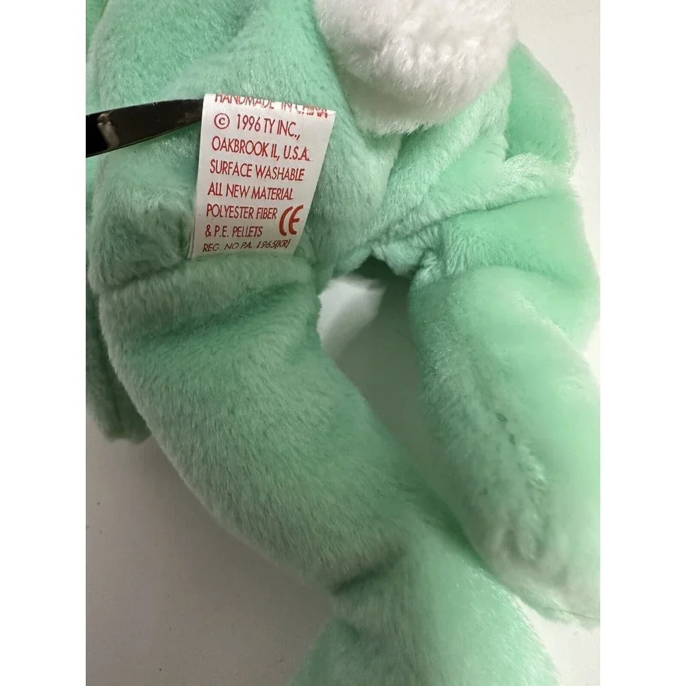 Lot of 4 TY‎ Beanie Baby Easter Bunnies Hoppitty, Hippity, Hippie , Eggerton